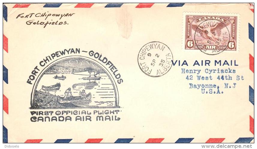 Canada - First Flight Cover-Air Mail - Erst- U. Sonderflugbriefe