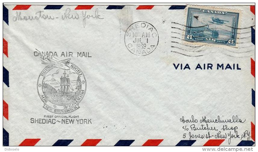 Canada - First Flight Cover-Air Mail - First Flight Covers