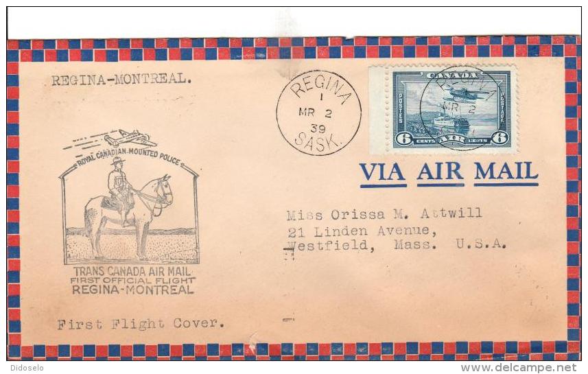 Canada - First Flight Cover-Air Mail - First Flight Covers