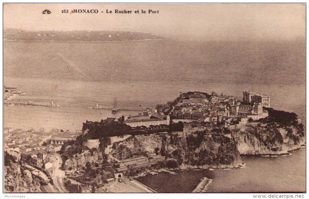 MONACO - Le Rocher Et Le Port - Hafen