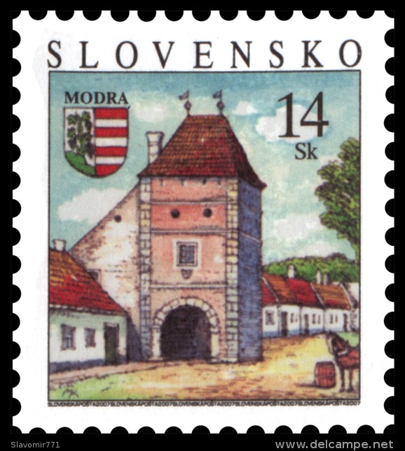 Slovakia 2007 ** Modra  ** Michel SK 549  ** MNH Slowakei - Neufs