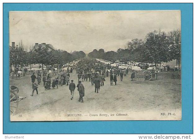 CPA Maquignons Marché Aux Bestiaux Cours Bercy, Les Gâteaux MOULINS 03 - Moulins