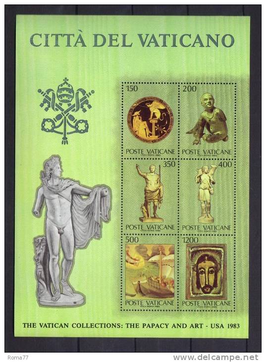 BIG44 - VATICANO , Il Foglietto " The Vatican Collection " Del 1983  ***  MNH - Blocs & Feuillets