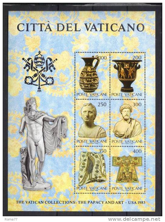 BIG42 - VATICANO , Il Foglietto " The Vatican Collection " Del 1983  ***  MNH - Blocks & Kleinbögen