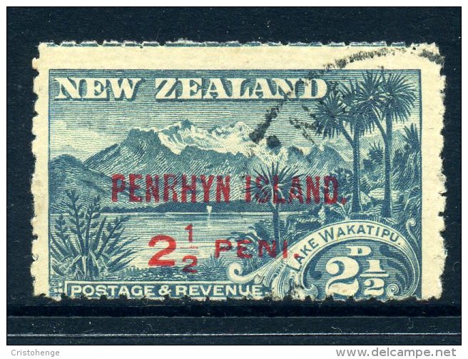 Penrhyn 1902 New Zealand Overprints - 2½d Lake Wakatipu Used - Penrhyn