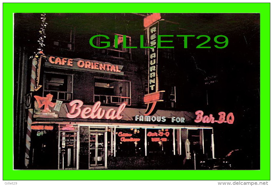 GRANBY, QUÉBEC - RESTAURANT BELVAL, 190 RINCIPALE, GRANBY - WORLD WIDE SALES AGENCIES LTD - - Granby