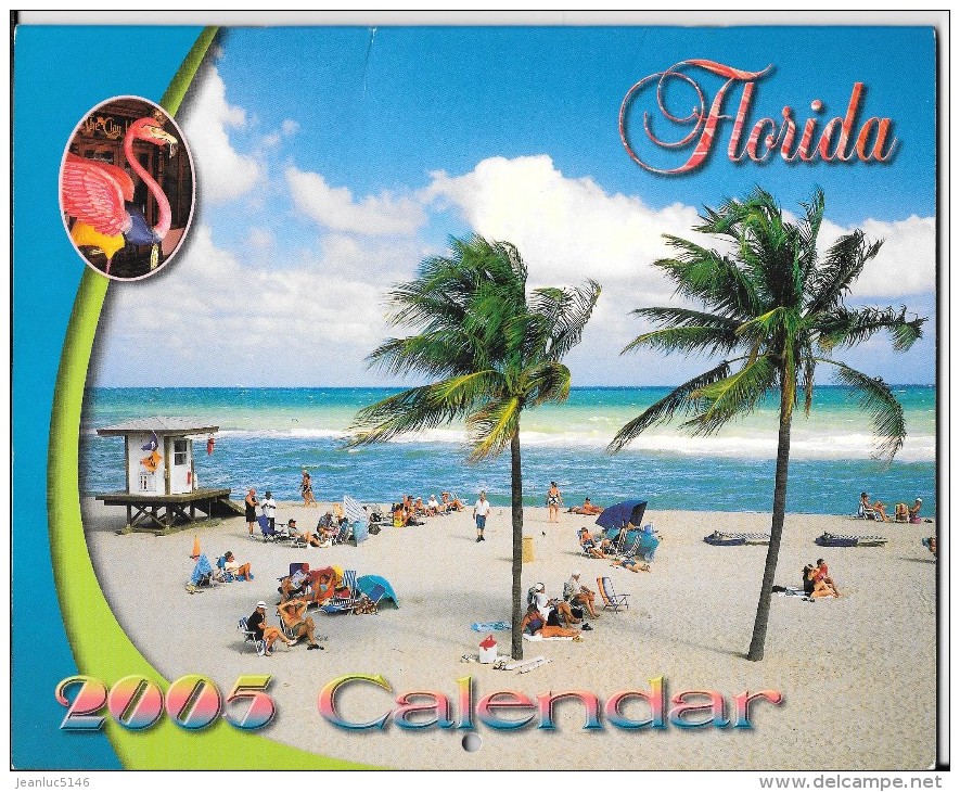 Calendrier Américain Floride 2005. "Florida Calendar 2005". - Tamaño Grande : 2001-...