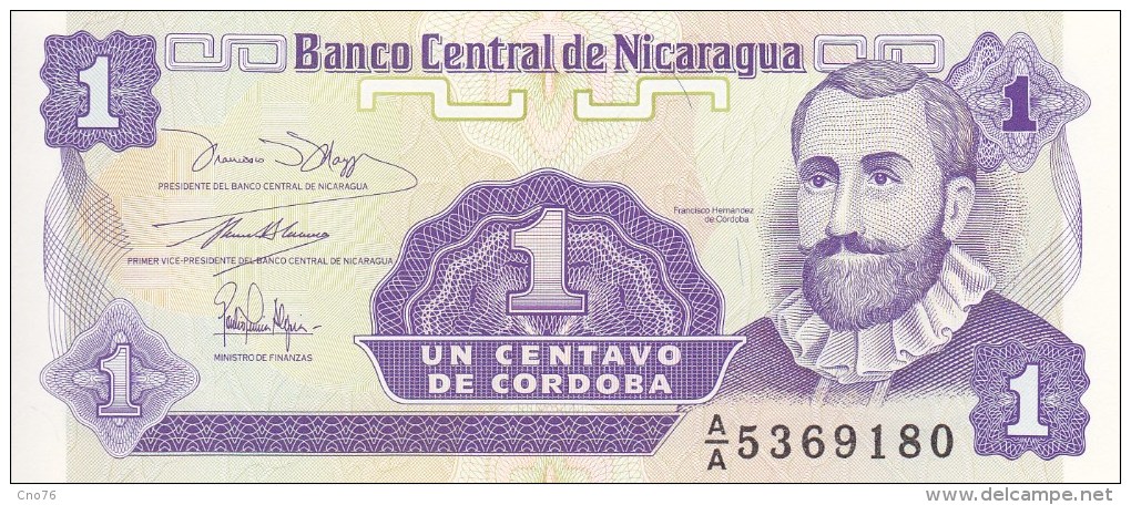 Lot De 3 Billets Nicaragua 1, 2 Et 5 Centimes - Nicaragua