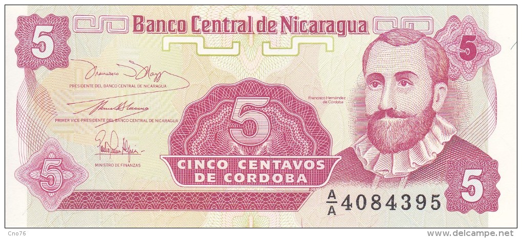 Lot De 3 Billets Nicaragua 1, 2 Et 5 Centimes - Nicaragua