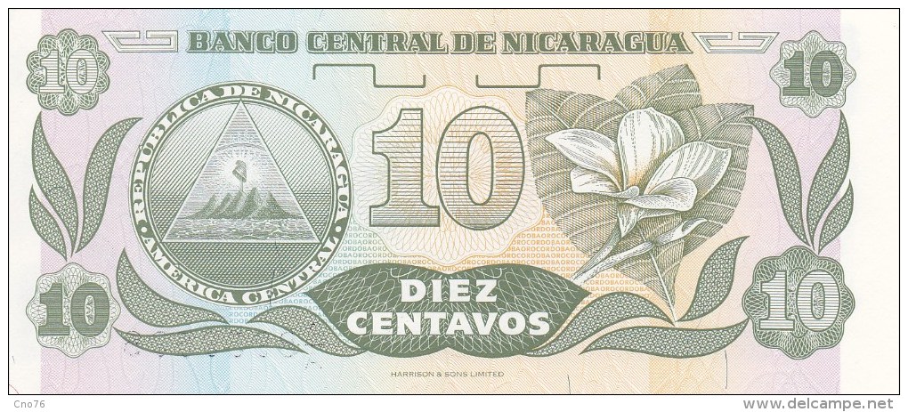 Lot De 3 Billets Nicaragua 1, 2 Et 5 Centimes - Nicaragua