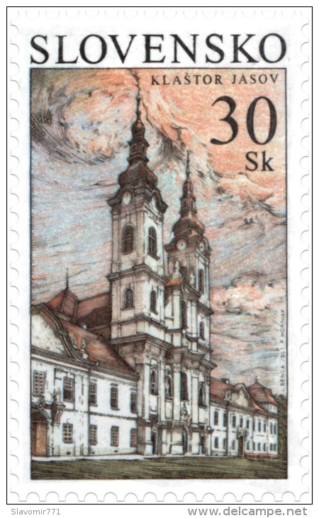 Slovakia 2007 **  Jasov Monastery     ** Michel SK 558  ** MNH Slowakei - Nuovi