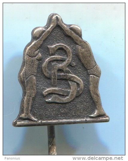 BS Swimming Zwemmen - Holland Netherlands, Vintage Pin Badge - Schwimmen