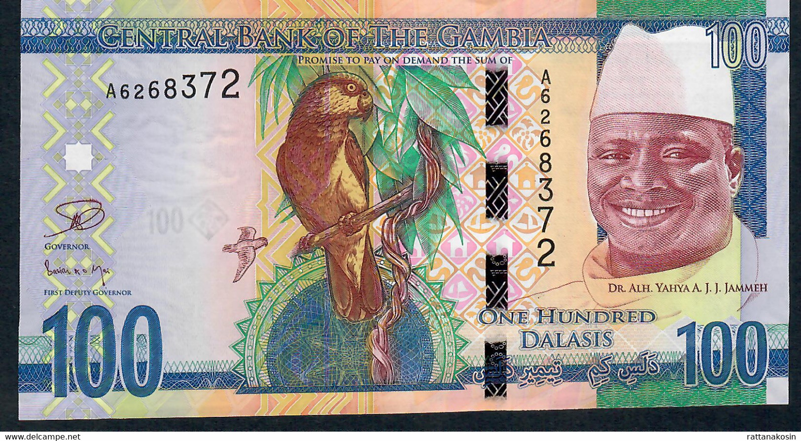 GAMBIA  P35  100  DALASIS  2015 #A Signature 16    UNC. - Gambie