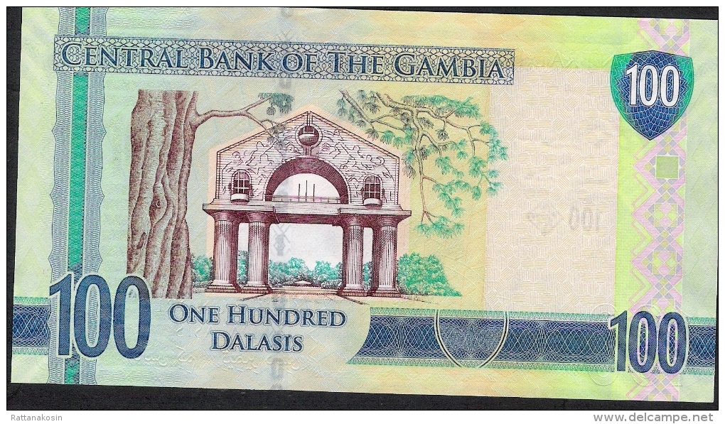 GAMBIA  P35  100  DALASIS  2015 #A Signature 16    UNC. - Gambie