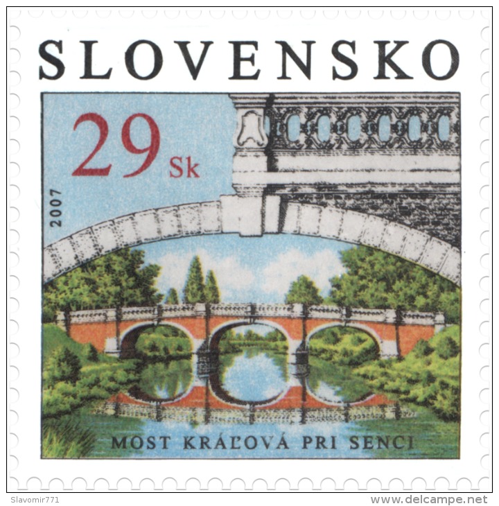 Slovakia 2007 **  Technical Monuments – Bridge Králová At Senec  ** Michel SK 565  ** MNH Slowakei - Nuevos