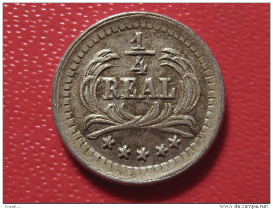 Guatemala - 1/4 Real 1890 1041 - Guatemala