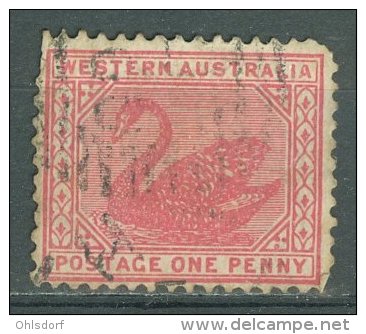 AUSTRALIA - WESTERN AUSTRALIA 1905-12: SG 139 / YT 70, Wmk Up, O - FREE SHIPPING ABOVE 10 EURO - Gebraucht