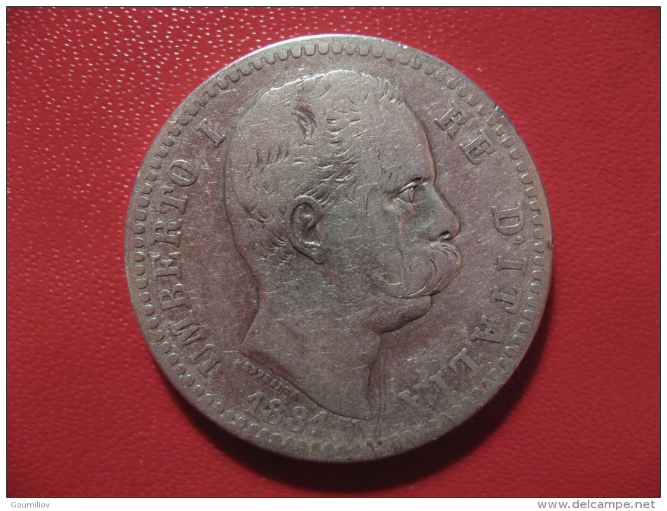 Italie - 2 Lire 1881 0990 - 1878-1900 : Umberto I.