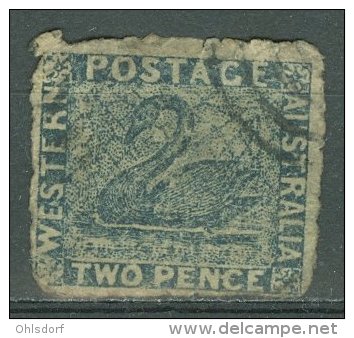 AUSTRALIA - WESTERN AUSTRALIA 1861: SG 34, O - FREE SHIPPING ABOVE 10 EURO - Usados