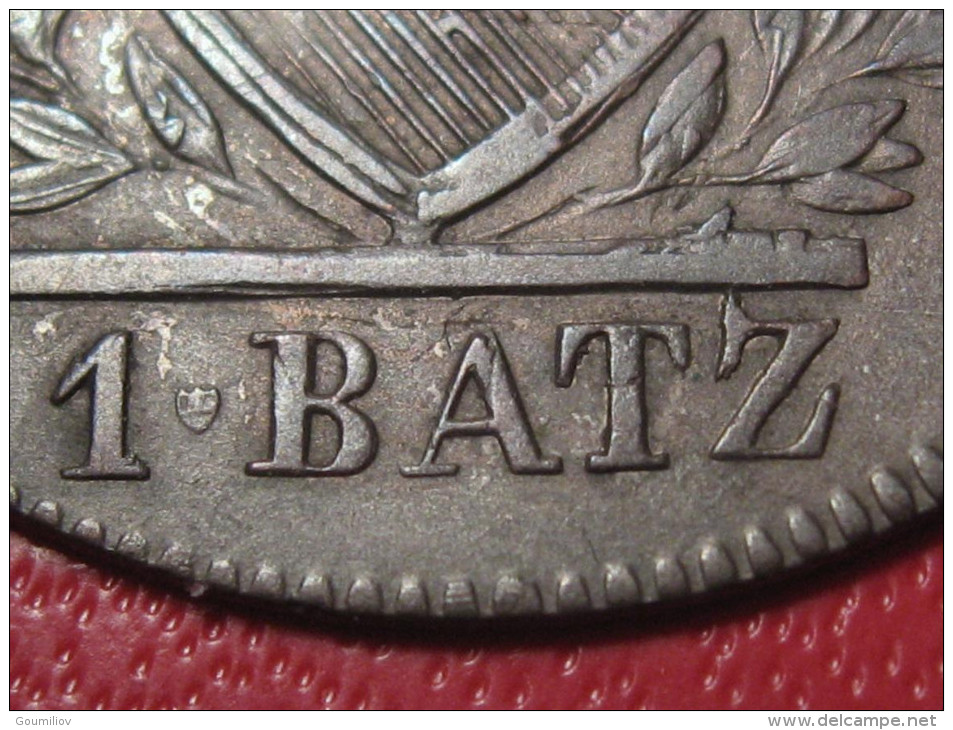 Suisse - Vaud - 1 Batz 1832 - Double Frappe 1010 - Other & Unclassified