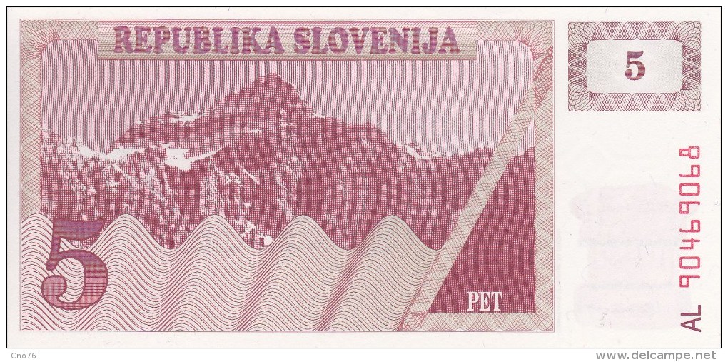 Lot De 3 Billets Slovénie - Slovenia