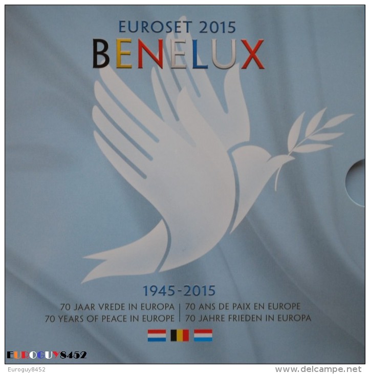 BENELUX SET 2015 - 3 X 8 MUNTEN VAN 1 C TOT 2 € 2015 - BELGIE - NEDERLAND - LUXEMBURG - STOCKVERKOOP !!!!!!!!!! - Belgium