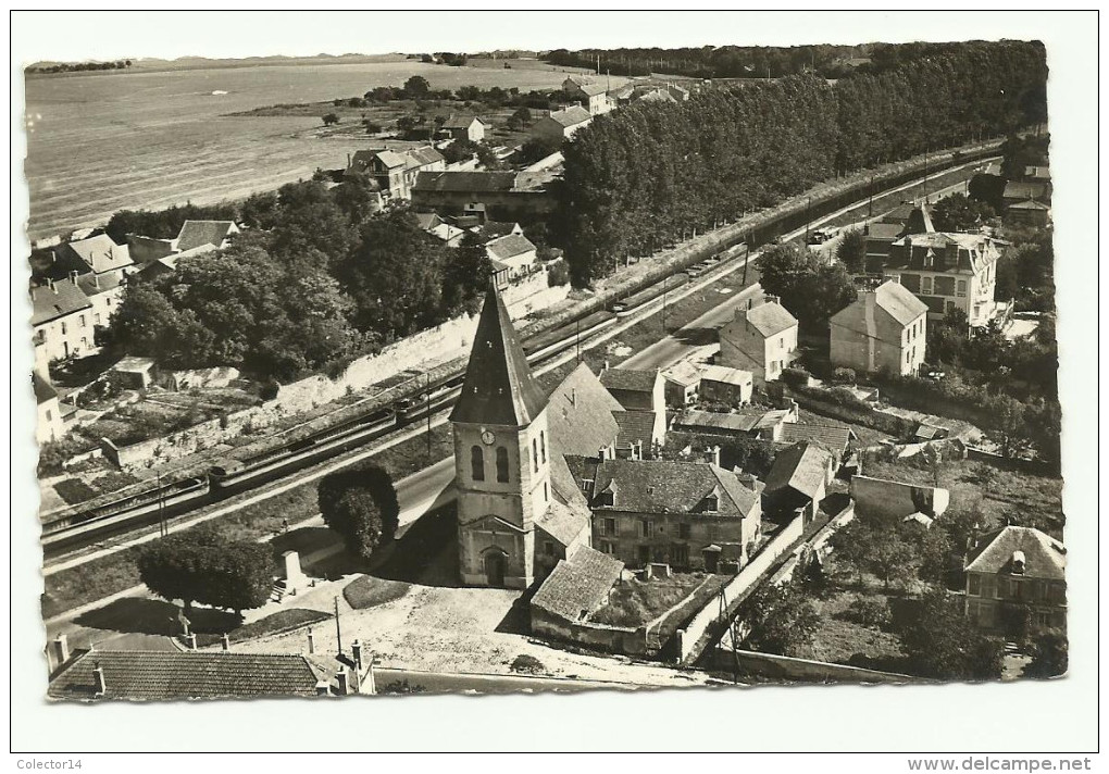 77 CLAYE SOUILLY  EGLISE 1960 CANAL PENICHES - Claye Souilly