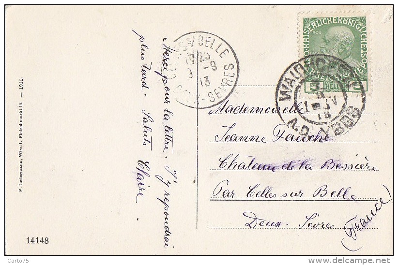 Autriche - Waidhofen  And Der Ybbs - Postmarked 1913 - Waidhofen An Der Ybbs