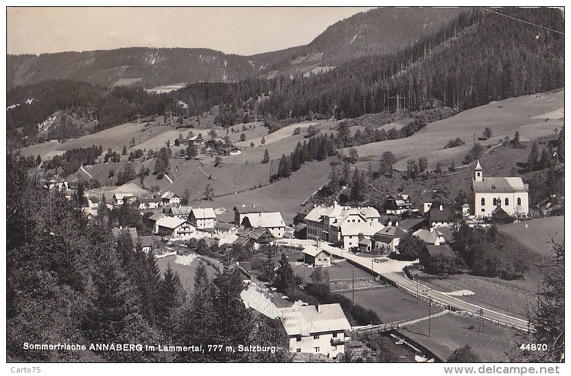 Autriche - Annaberg Im Lammertal Bei Abtenau /  Postmarked 1957 - Abtenau