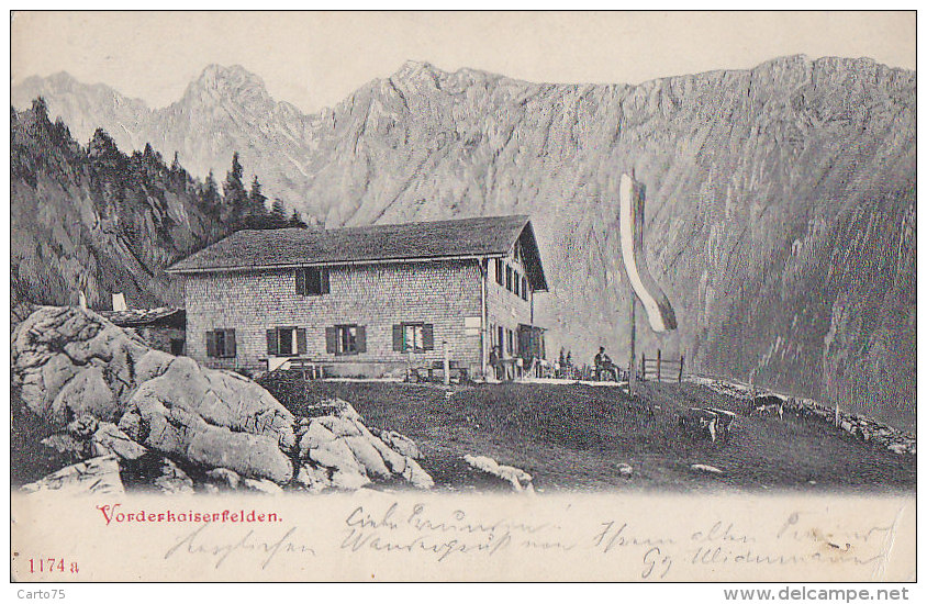 Autriche - Kufstein - Vorderkaiserfelden / Postmarked 1907 Kustein Rappoltsweiler Ribeauvillé - Kufstein