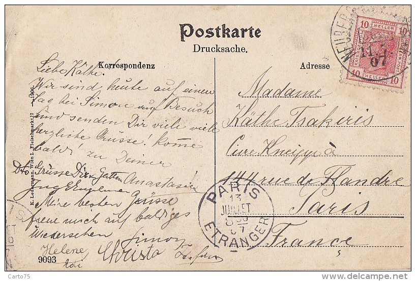 Autriche - Kapellen An Der Mürz / Postmarked 1907 - Bruck An Der Mur