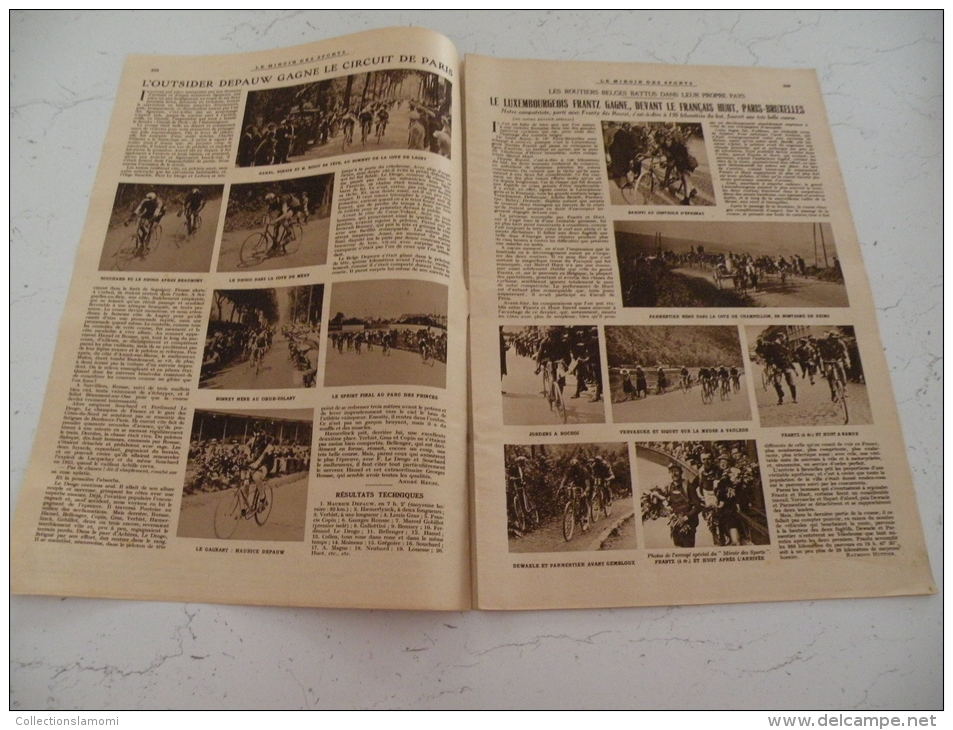 Le Miroir Des Sports N° 372 - 31 Mai 1927 Vélo/Ruby/Football/Athlétisme/Boxe/Tennis & Sport Mécanique - 1900 - 1949