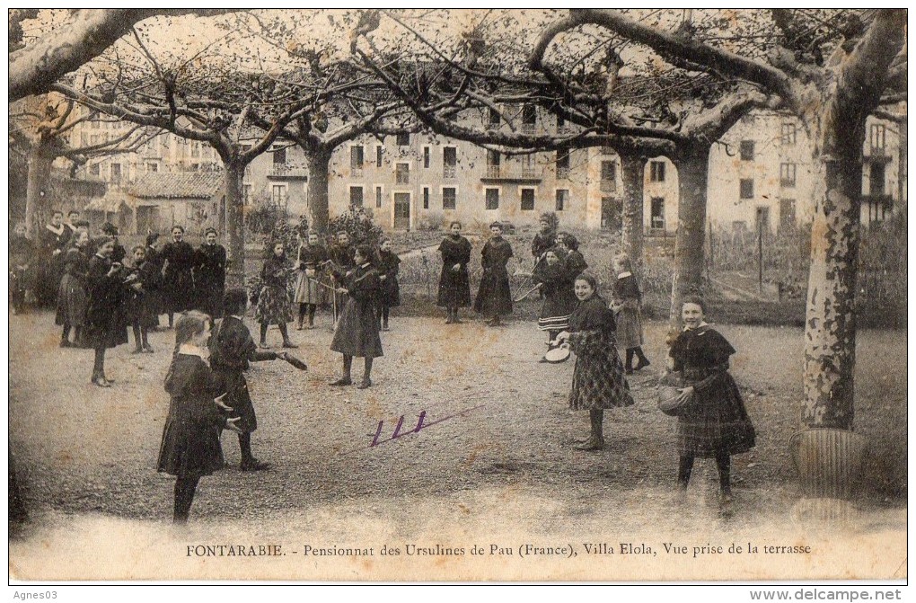 FONTARABIE  - Pensionnat Des Ursulines De Pau - Villa Elola - Autres & Non Classés