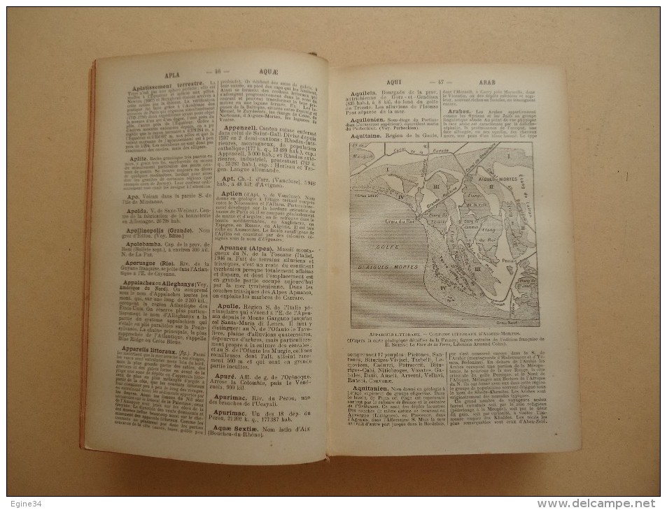 Librairie Armand Colin - A. Demangeon - Dictionnaire Manuel Illustré De GEOGRAPHIE - 1907 - - Wörterbücher