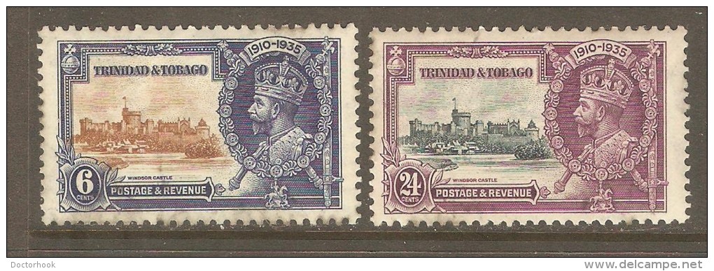 TRINIDAD &amp; TOBAGO    Scott  # 43-6* VF MINT HINGED - Trinité & Tobago (...-1961)