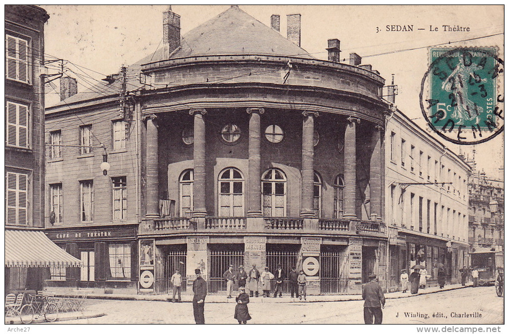 CPA - 08 - SEDAN - Le Théâtre - 3 - Sedan