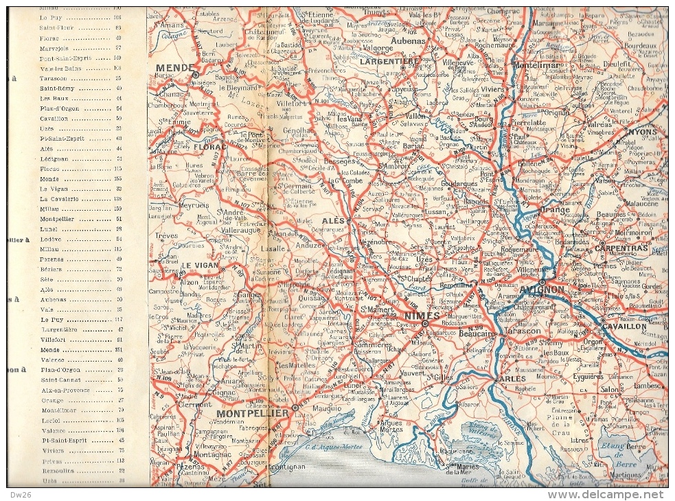 Routes De France - La Côte D´Azur N°1 - Le Nouveau Code De La Route - Editions Cartauto 1933 - Strassenkarten