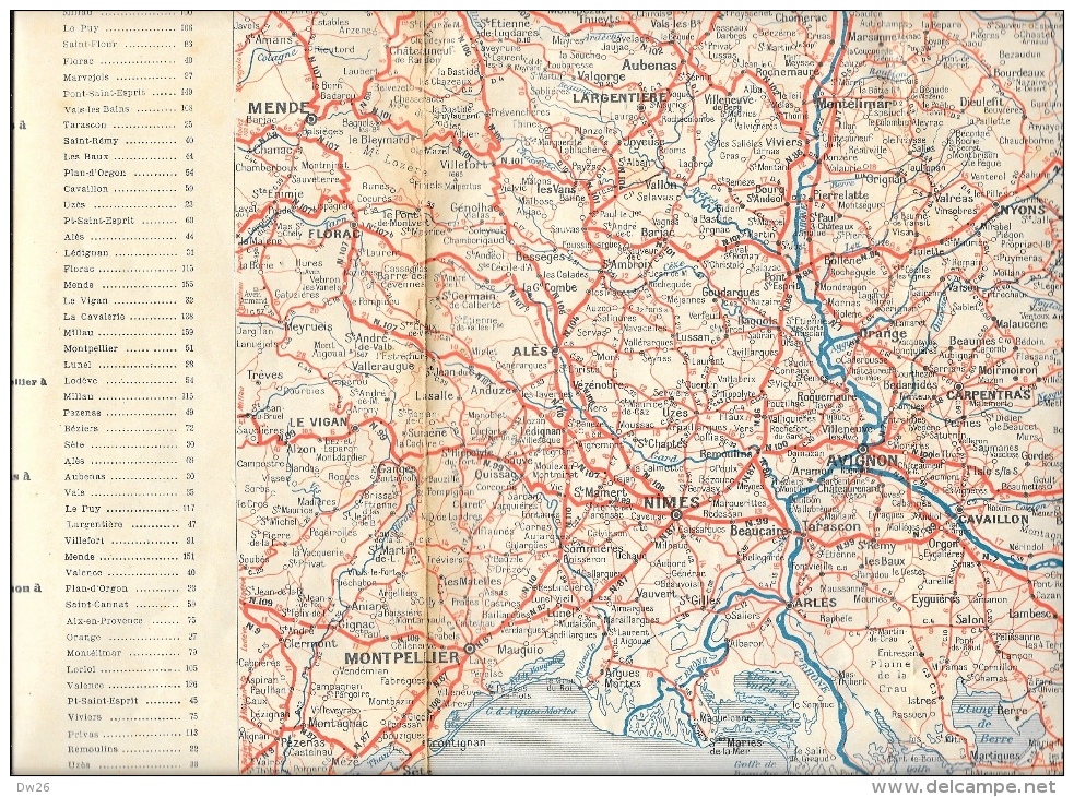 Routes De France - La Côte D´Azur N°1 - Le Nouveau Code De La Route - Editions Cartauto 1933 - Wegenkaarten