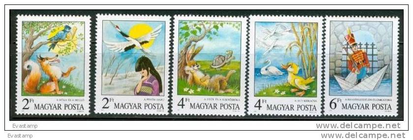 HUNGARY-1987. Fairy Tales Cpl.Set MNH!! - Fairy Tales, Popular Stories & Legends