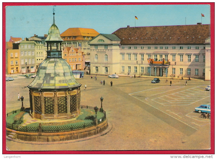 AK WISMAR 'Marktplatz' ~ 1967 - Wismar