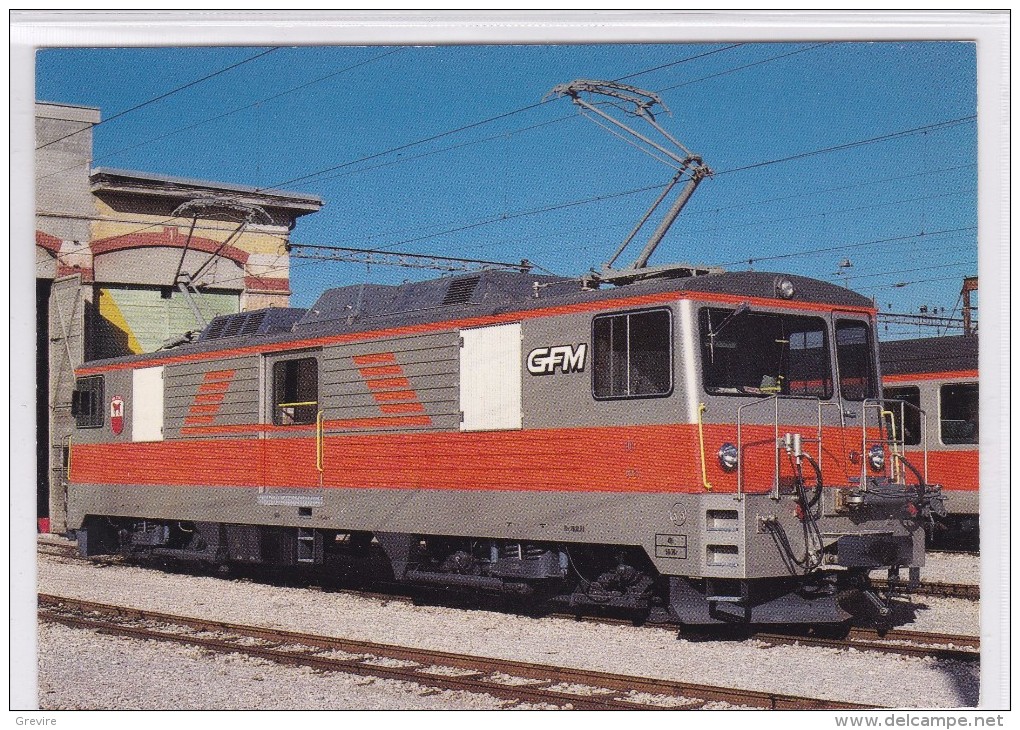GFM : Locomotive "Ville De Bulle" - Timbres (représentations)