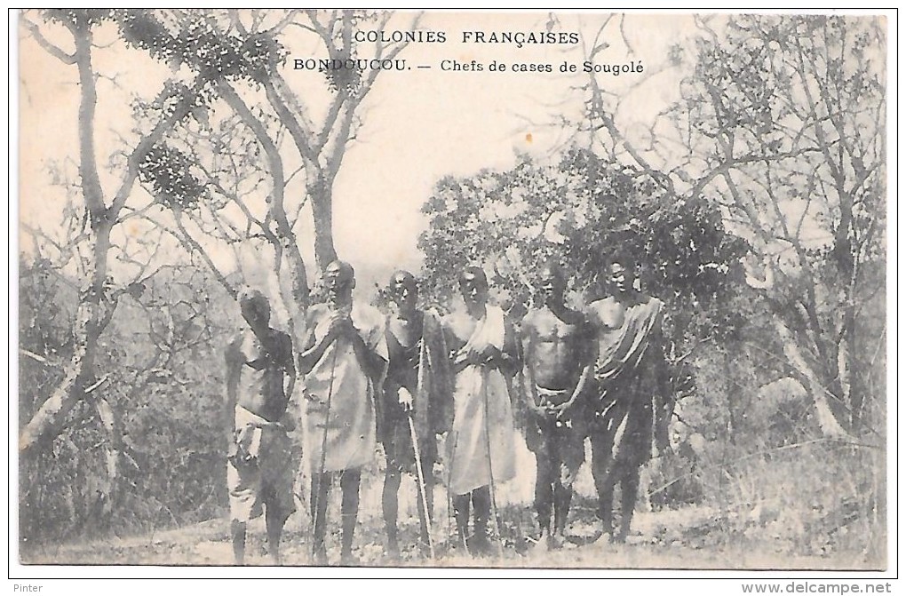 COTE D'IVOIRE - Colonies Françaises - BONDOUCOU - Chefs De Cases De Sougolé - Côte-d'Ivoire