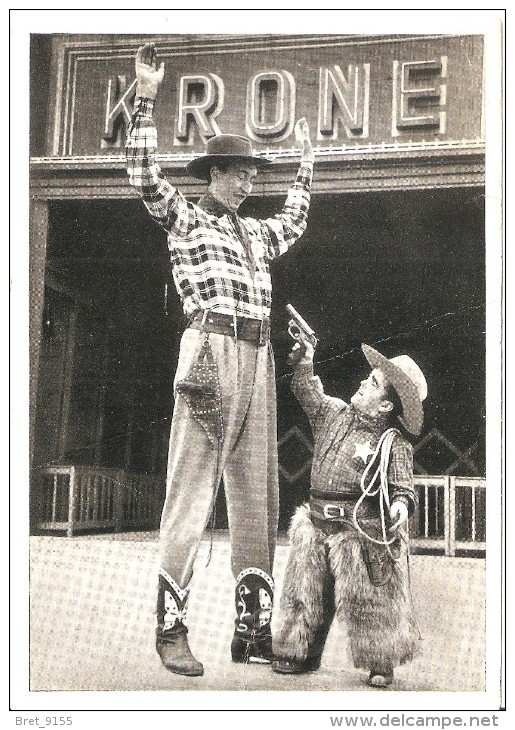 CIRQUE BIMBO CARL KRONE L HOMME LE PLUS GRAND D EUROPE AVEC SES 2,38m - Circo