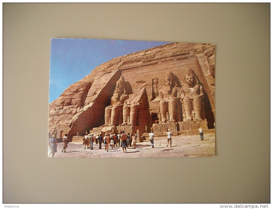 EGYPTE ABU SIMBEL GENERAL VIEW OF THE TEMPLE ABU SIMBEL - Abu Simbel Temples