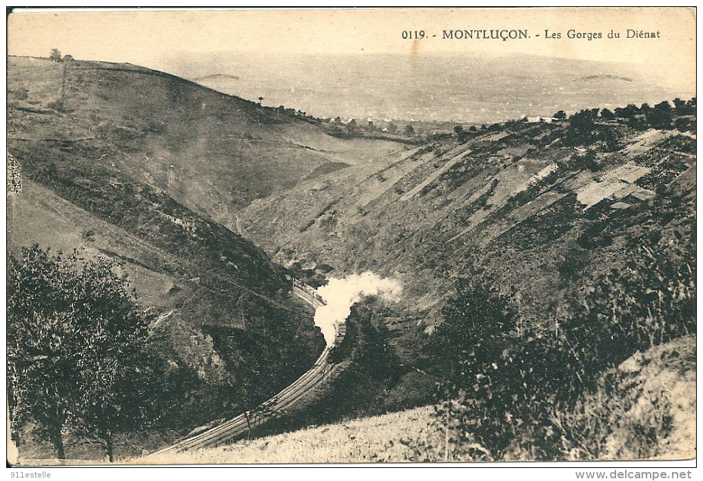 03 MONTLUCON -  Les    Gorges Du  Dienat - Montlucon