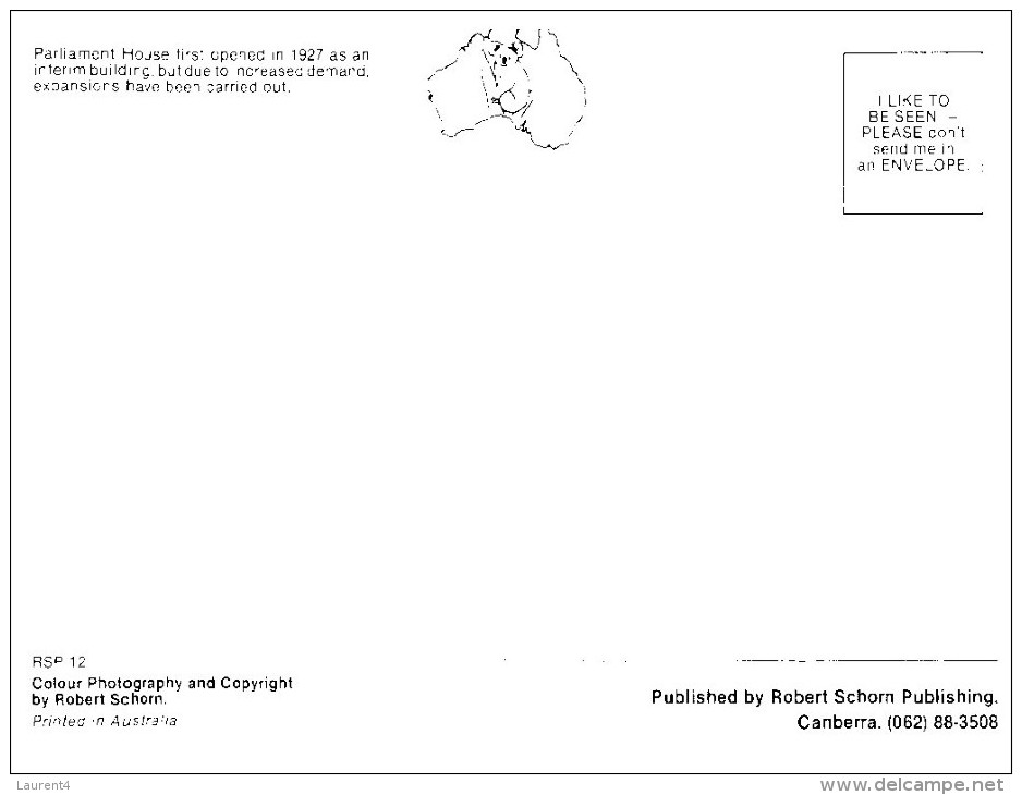 (PF 550) Australia - ACT - Canberra Old Parliament House And King Statue - Canberra (ACT)