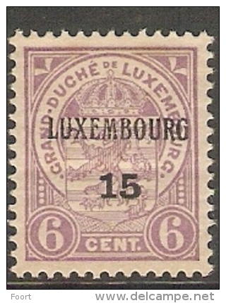 Luxembourg 1915 Prifix Nr. 101 - Prematasellados
