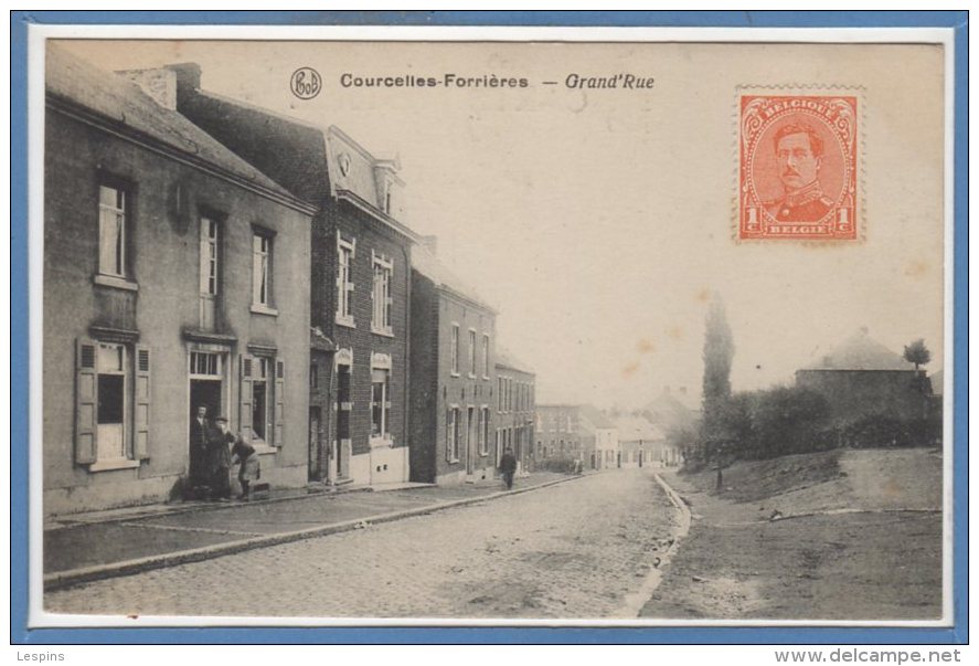 BELGIQUE --  COURCELLES -- FORRIERES --  Grand´Rue - Courcelles