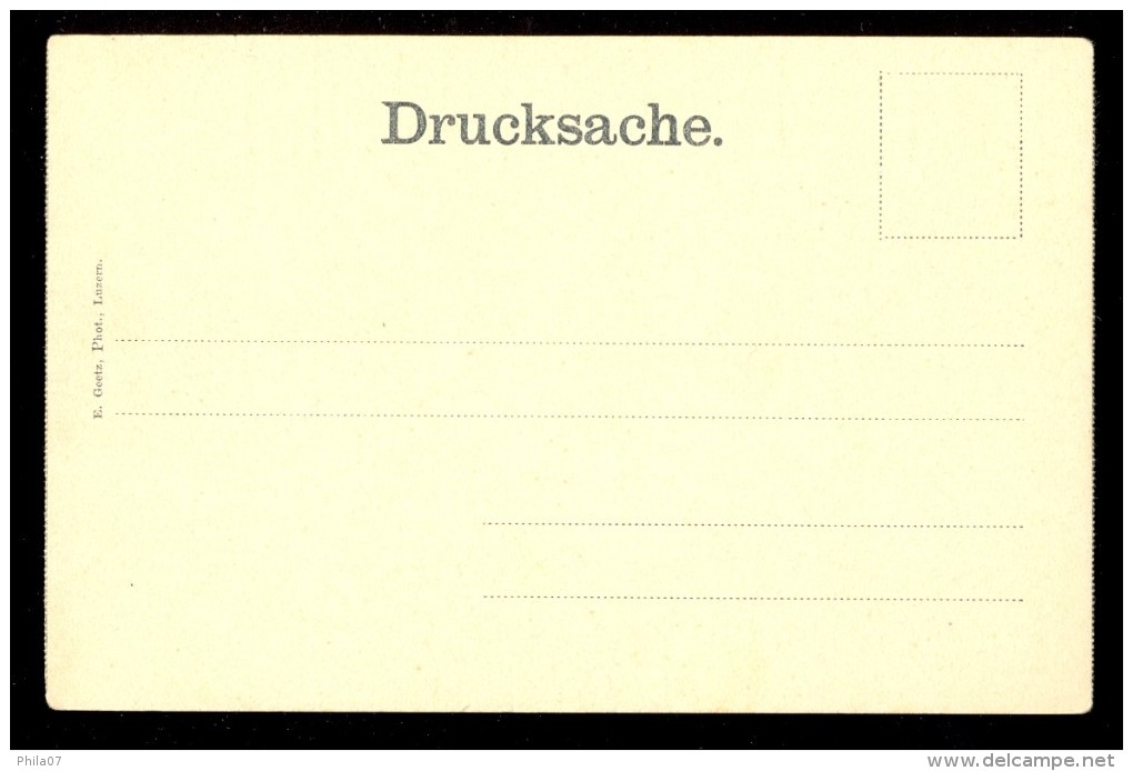 Oberbauen,Burgenstock,Schwalmis, Uri Rotstock.....  / Long Line Postcard Not Circulated - Bauen