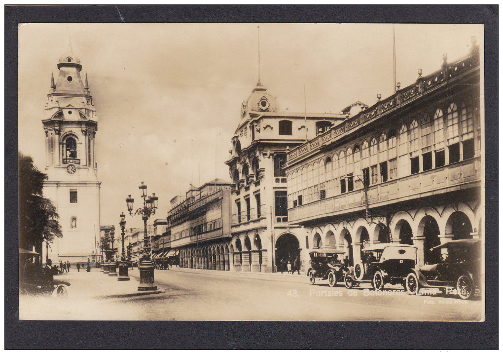 Old Card Of Portales De Botoneros,Lima,Peru,J8 - Peru